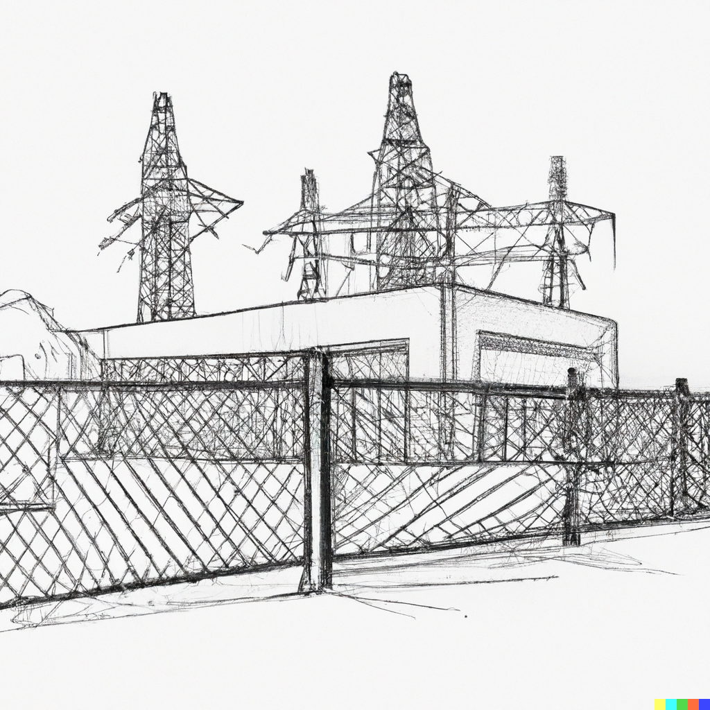 Sketch of High Security Power Plant